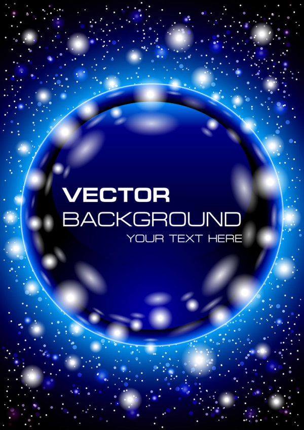   VECTOR STARRY BACKGROUND BUTTON