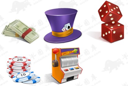  5 gambling theme icon
