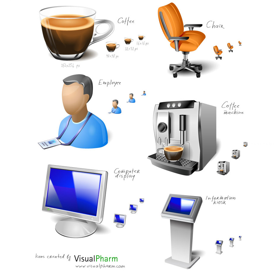   Office Space Icon Set