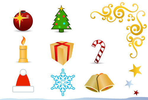   Vector Christmas Icons set