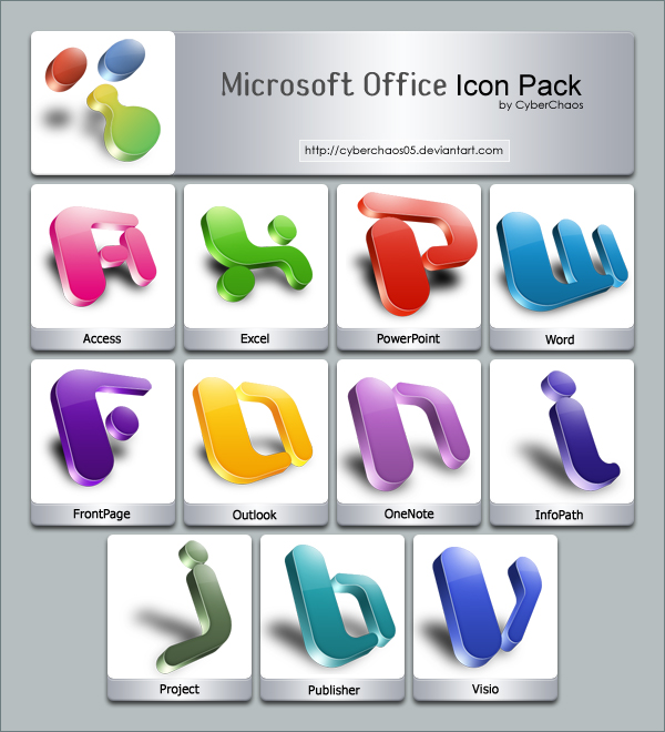   Microsoft Office Icon Pack
