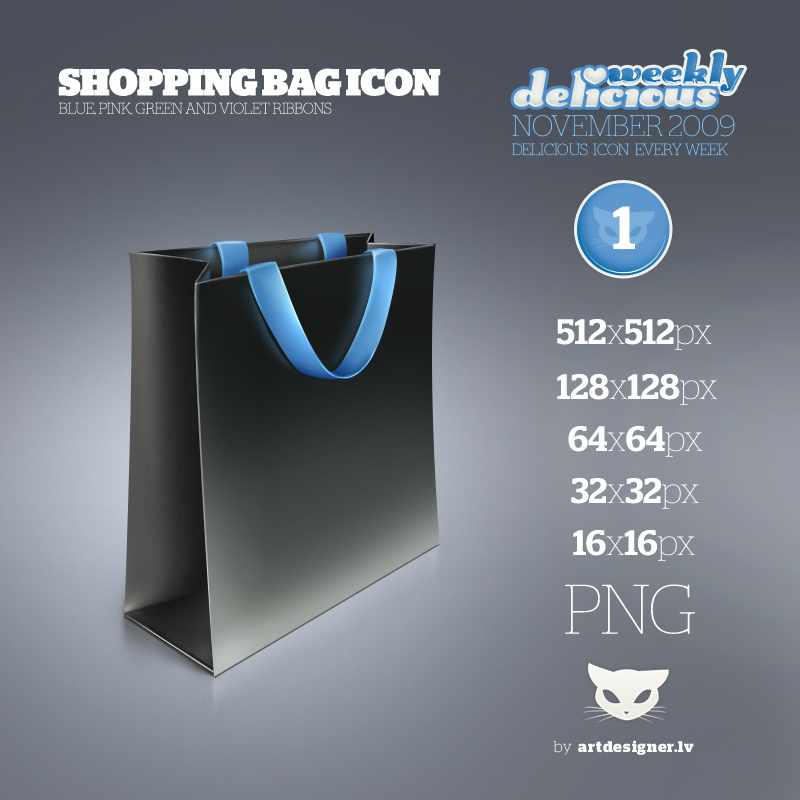   Shopping bag icon set for Business design