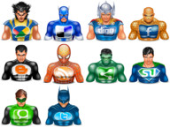   free download Social Superheroes Icon set
