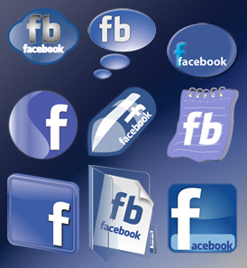   Cool facebook Icon Set free download