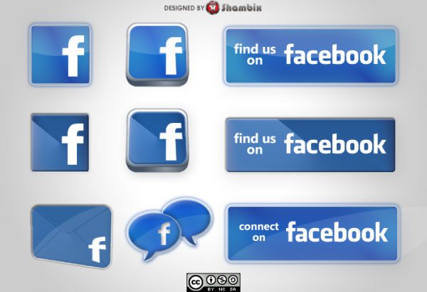   Free facebook icon pack